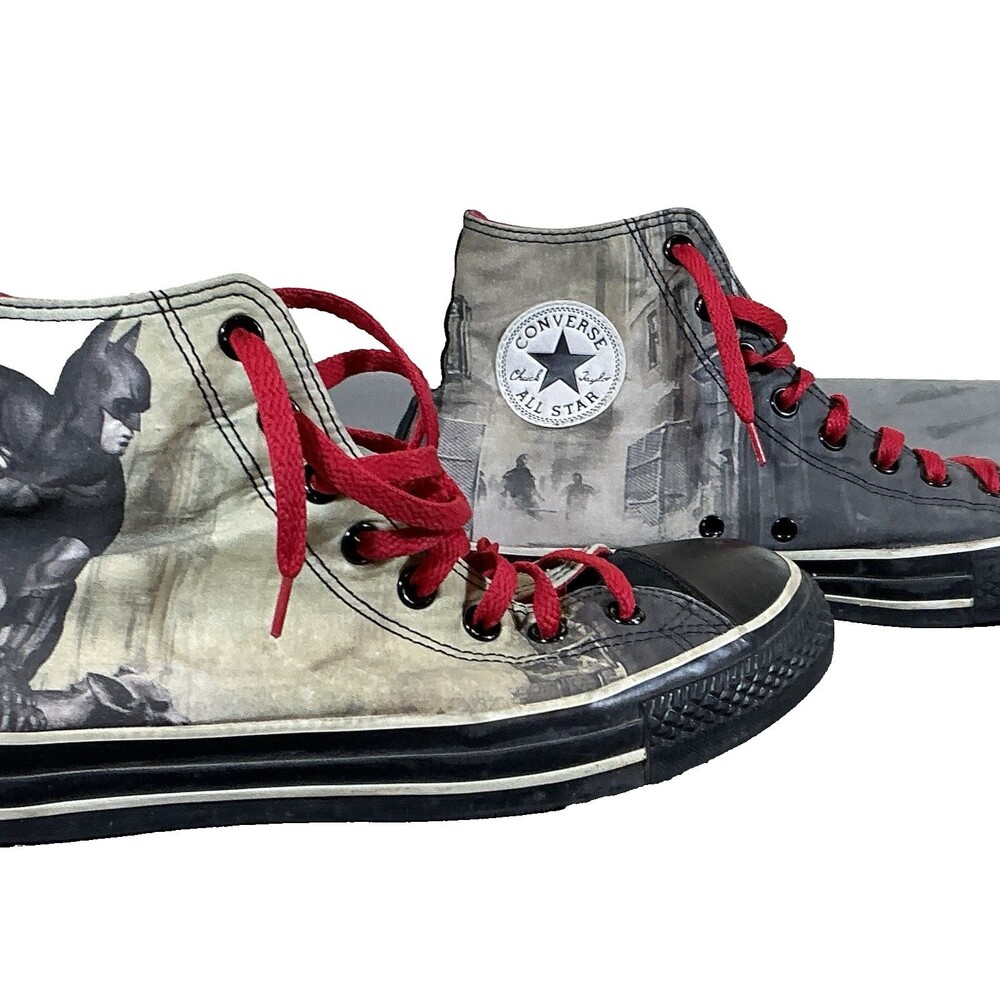 Batman Arkham City Joker Converse All Star Shoes 10 M Men's All Star Sneaker